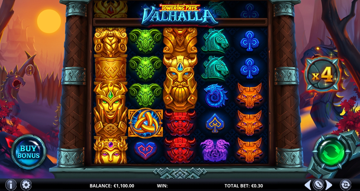 Эпические игровые автоматы «Towering Pays Valhalla» на сайте казино Riobet